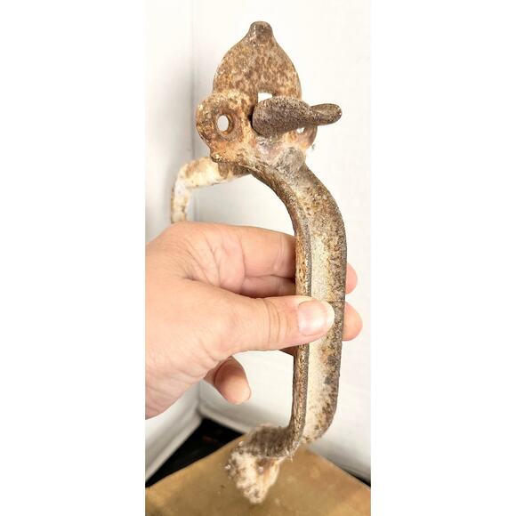 Door handle, Vintage door hardware, Restoration pieces, Door Salvage - Picture 1 of 8